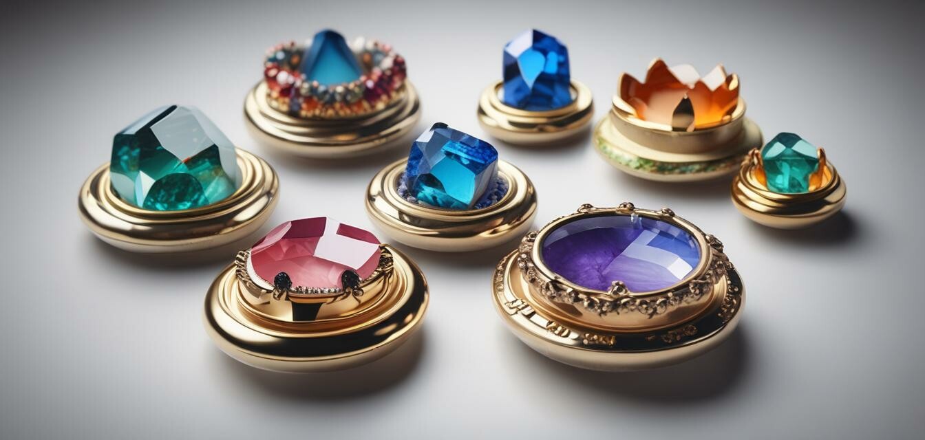 Gemstone phone ring holder collection alternative